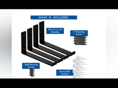 L Portes flottantes pour étagères murales