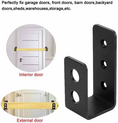 OEM personnalisé en poudre noire revêtue d'estampage métallique porte en forme de U