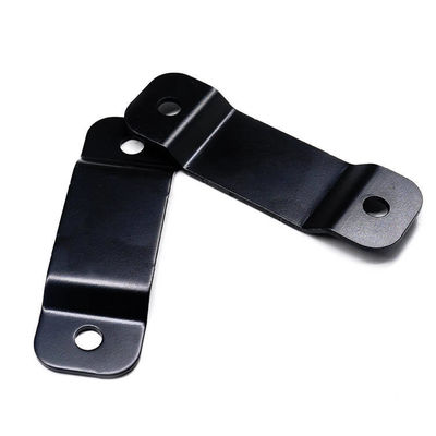 Clip de supports pièces d'emboutissage métalliques personnalisées montage de support de revêtement noir
