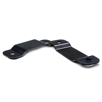 Clip de supports pièces d'emboutissage métalliques personnalisées montage de support de revêtement noir