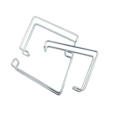 Clamps de voûte en fil de fer réutilisables pour le montage de matériel de boîtier en bois