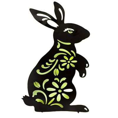 Coupe au laser sur mesure pièces métalliques Coupe au laser métallique Animal Coq jardin Silhouette Yard Art Jardin piquet