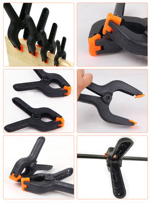 6 pouces de pinces en plastique et pinces à ressorts modèle PL06 pour outils de travail du bois