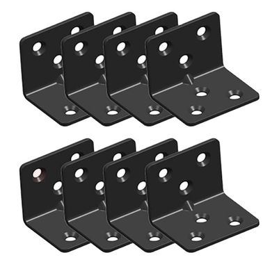 Support d'angle de montage murale en acier inoxydable support d'angle métallique pour bois