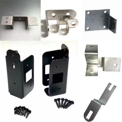 OEM support d'angle personnalisé 90 degrés en acier inoxydable angle de montage support feuille de métal Stamping support en forme de L