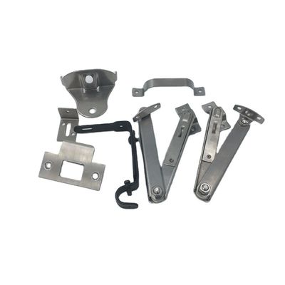 Fabrication sur mesure de tôles métalliques d'aluminium pièces d'estampage en acier inoxydable avec découpe laser