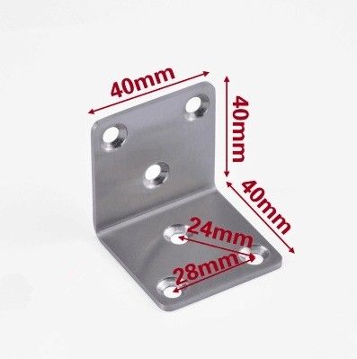OEM ODM en acier inoxydable laminé à froid support de support d'angle en acier à angle métallique