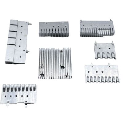 Fabrication en tôle de profilé d'aluminium personnalisé Disque à chaleur CNC usinage Radiateur d'extrusion en aluminium