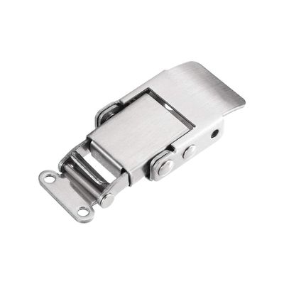 acier inoxydable 304 à ressort chargé de tirer verrouilleur basculant Hasp pinceau verrouilleur verrouilleur bouteilles pour boîtes et armoires