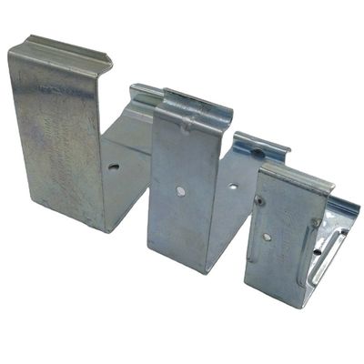 Estampage de tôle, Fabrication personnalisée, revêtement E noir, acier au zinc, contreplaqué réutilisable, boîte en bois, Clip de caisse en métal