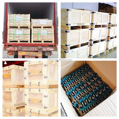 Clip de caisse d'emboutissage en forme de V réutilisable en acier inoxydable industriel pour boîtiers en bois
