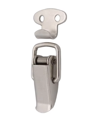 Fermeture de porte de poussée en acier inoxydable pour camion pour cylindres de serrure de boîte à outils